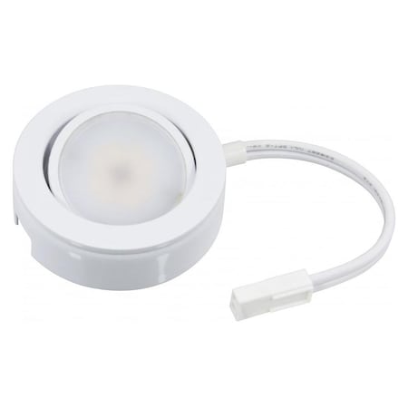 Mvp Led Puck Lght 120 V 4.3 Watts 230 Lumens Wht Single Puck Kit Wit